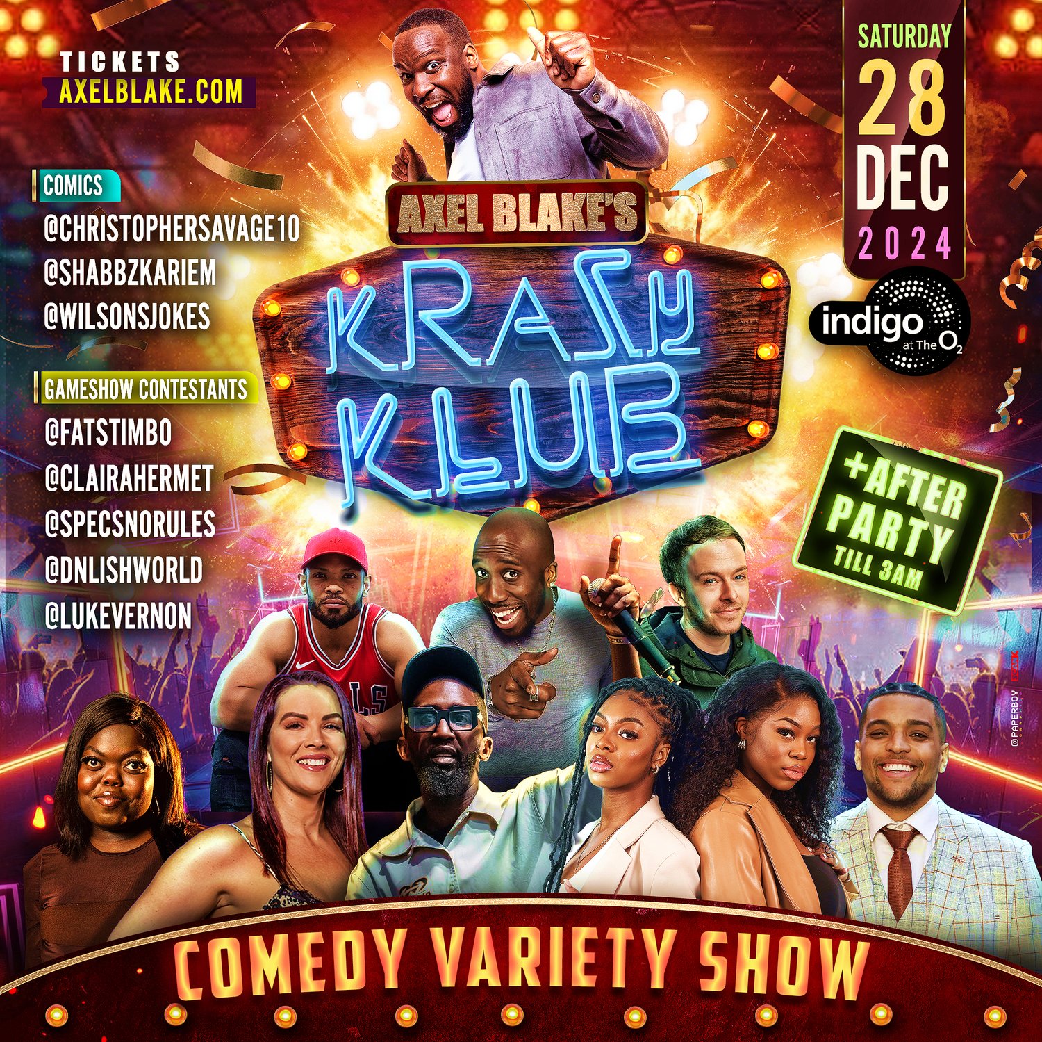 Axel Blake's Krazy Klub is back!
